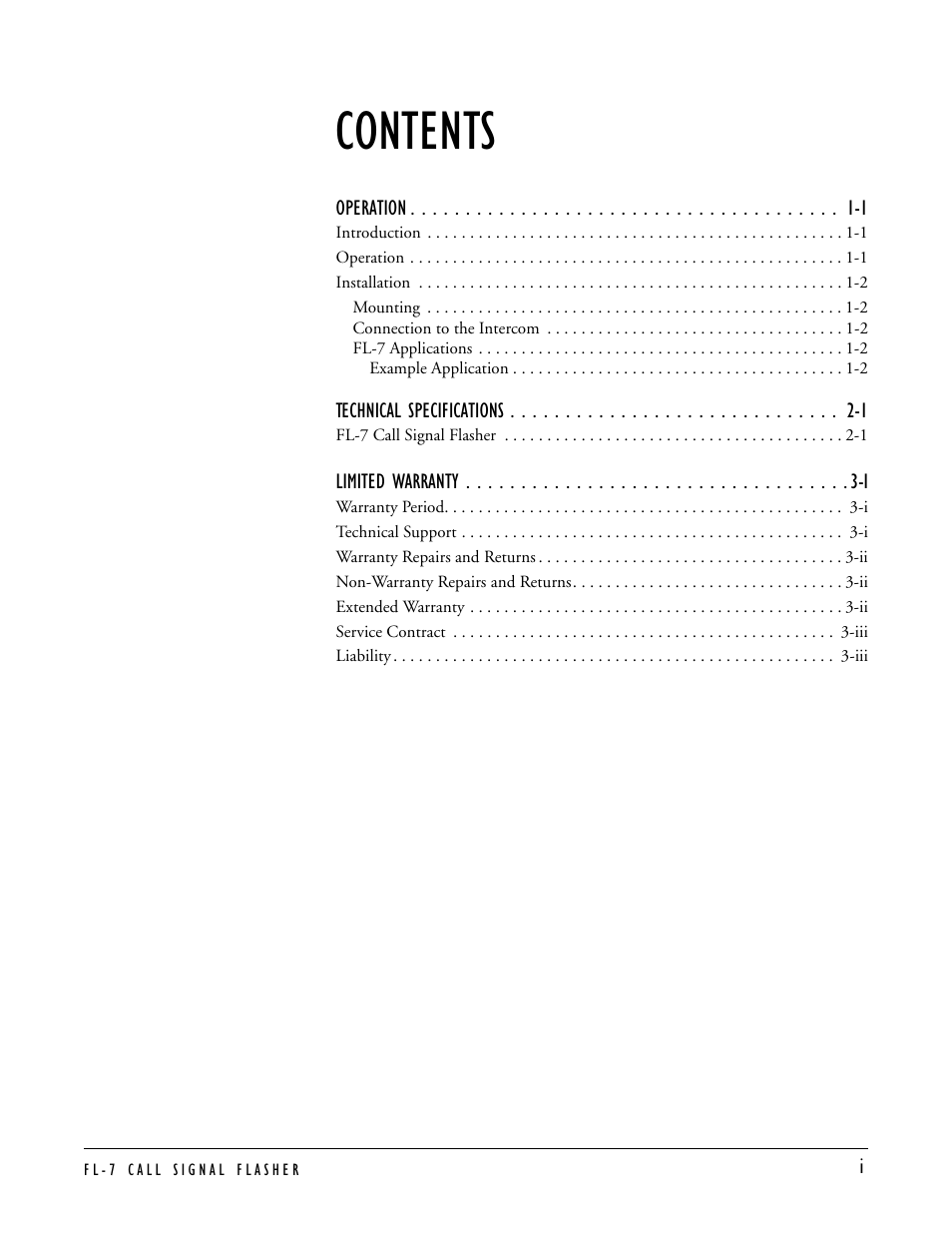 Clear-Com FL-7 User Manual | Page 3 / 16