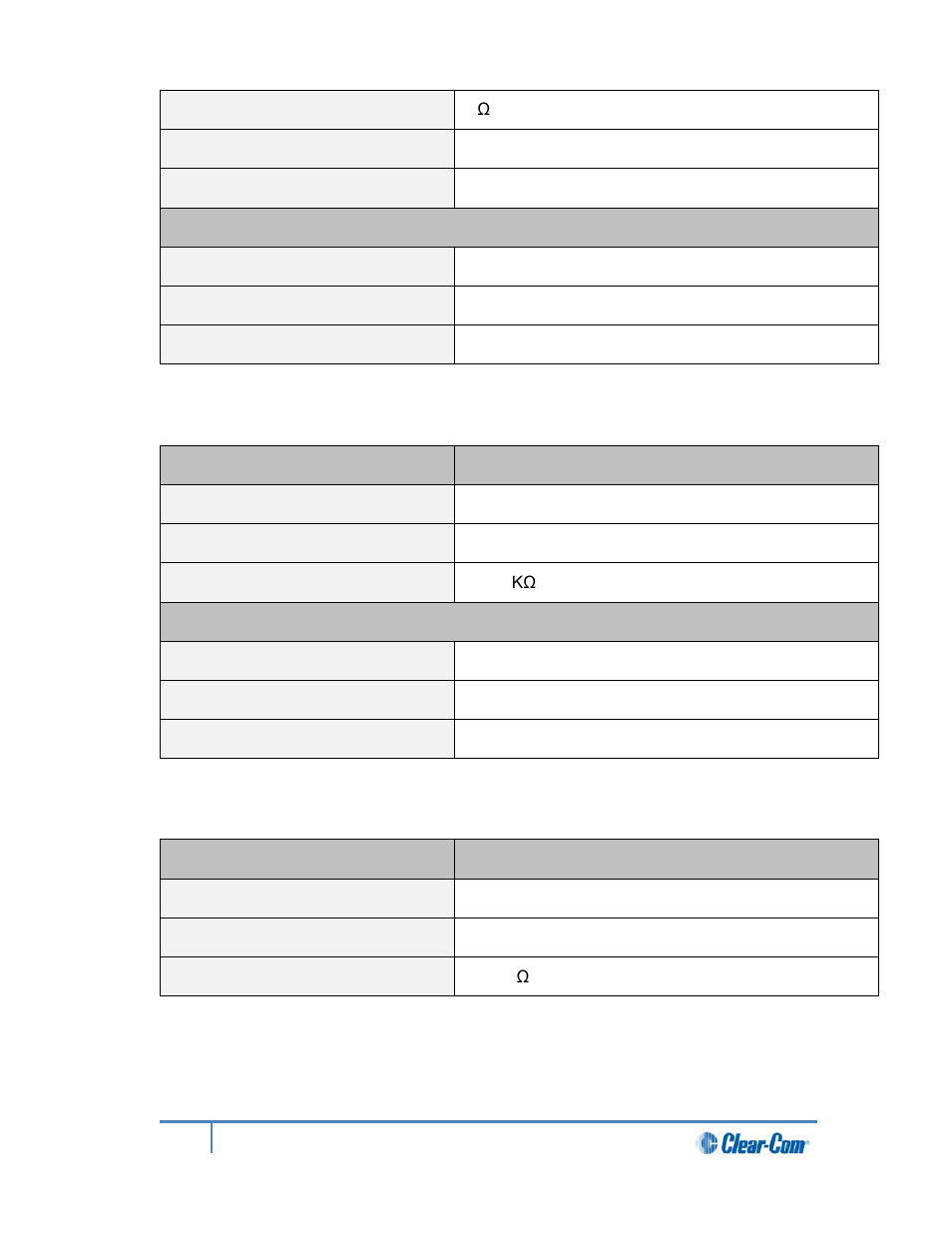 6 four-wire module outputs | Clear-Com HLI-FBS User Manual | Page 161 / 197