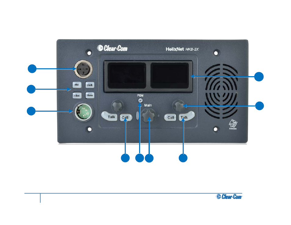 4 speaker station, Speaker station | Clear-Com HLI-FBS User Manual | Page 23 / 197