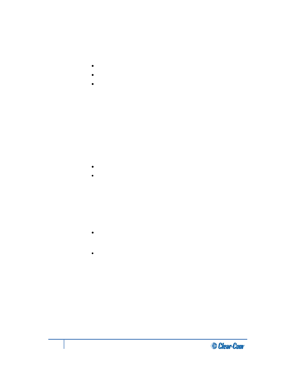 2 audio settings for the microphone, 3 audio setting for the program input | Clear-Com HLI-FBS User Manual | Page 46 / 197