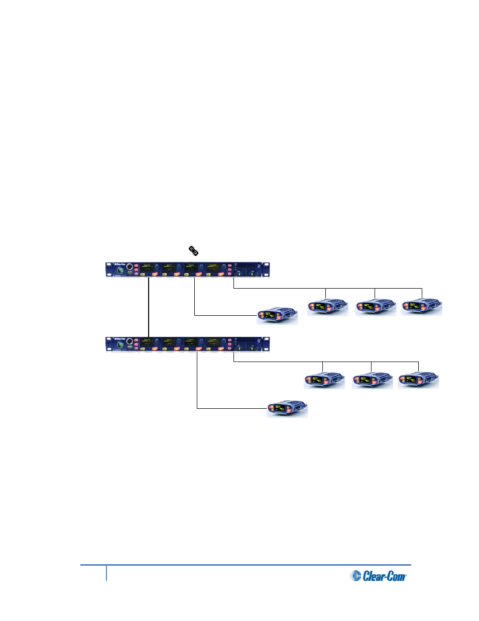 1 linking two main stations with ethernet | Clear-Com HLI-FBS User Manual | Page 93 / 197