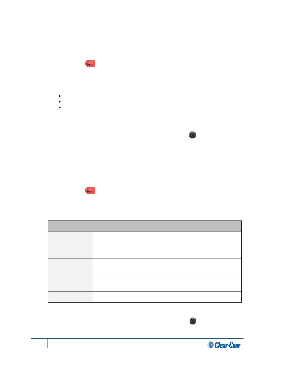 5 setting display screen brightness, 6 setting key brightness, Setting display screen brightness | Setting key brightness | Clear-Com HLI-FBS User Manual | Page 54 / 143