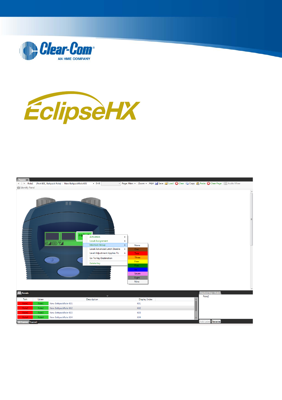 Clear-Com HX System Frames User Manual | 290 pages