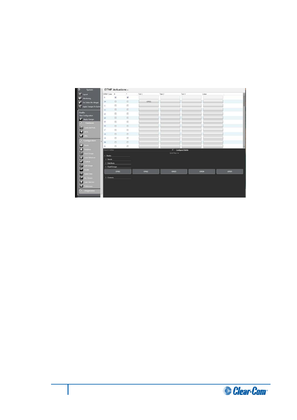 One digit code setup | Clear-Com HX System Frames User Manual | Page 156 / 290