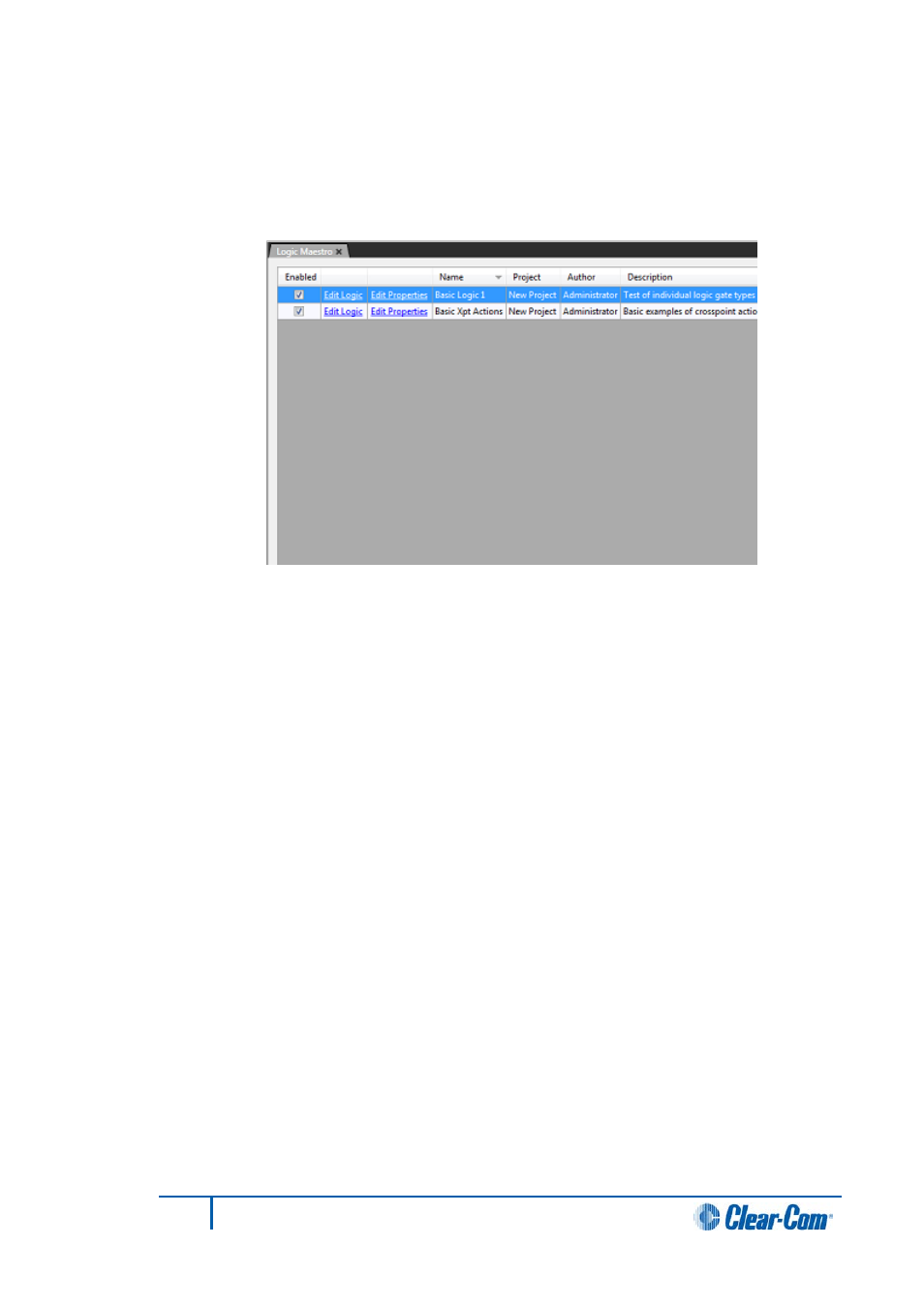 52 logic maestro, 1 preferences, 53 beltpacks | Logic maestro, Preferences, Beltpacks | Clear-Com HX System Frames User Manual | Page 157 / 290