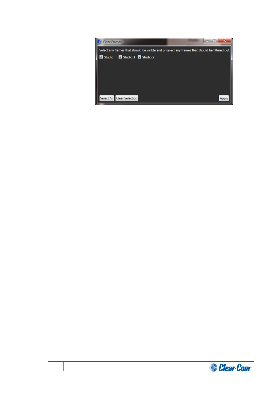 Clear-Com HX System Frames User Manual | Page 165 / 290