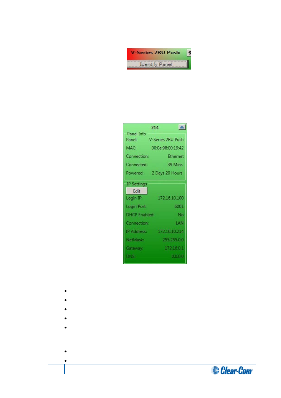 Clear-Com HX System Frames User Manual | Page 169 / 290