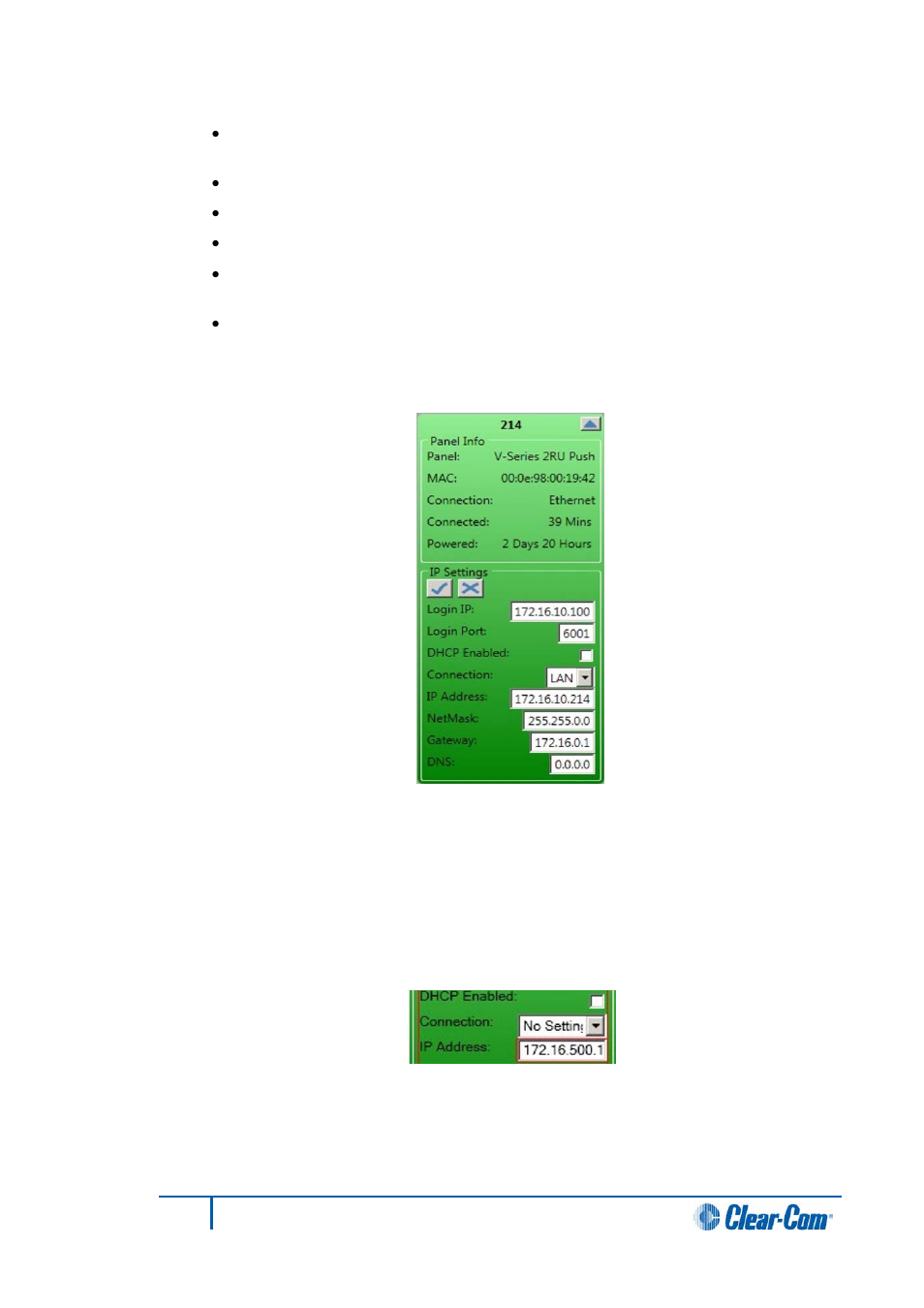 Clear-Com HX System Frames User Manual | Page 170 / 290