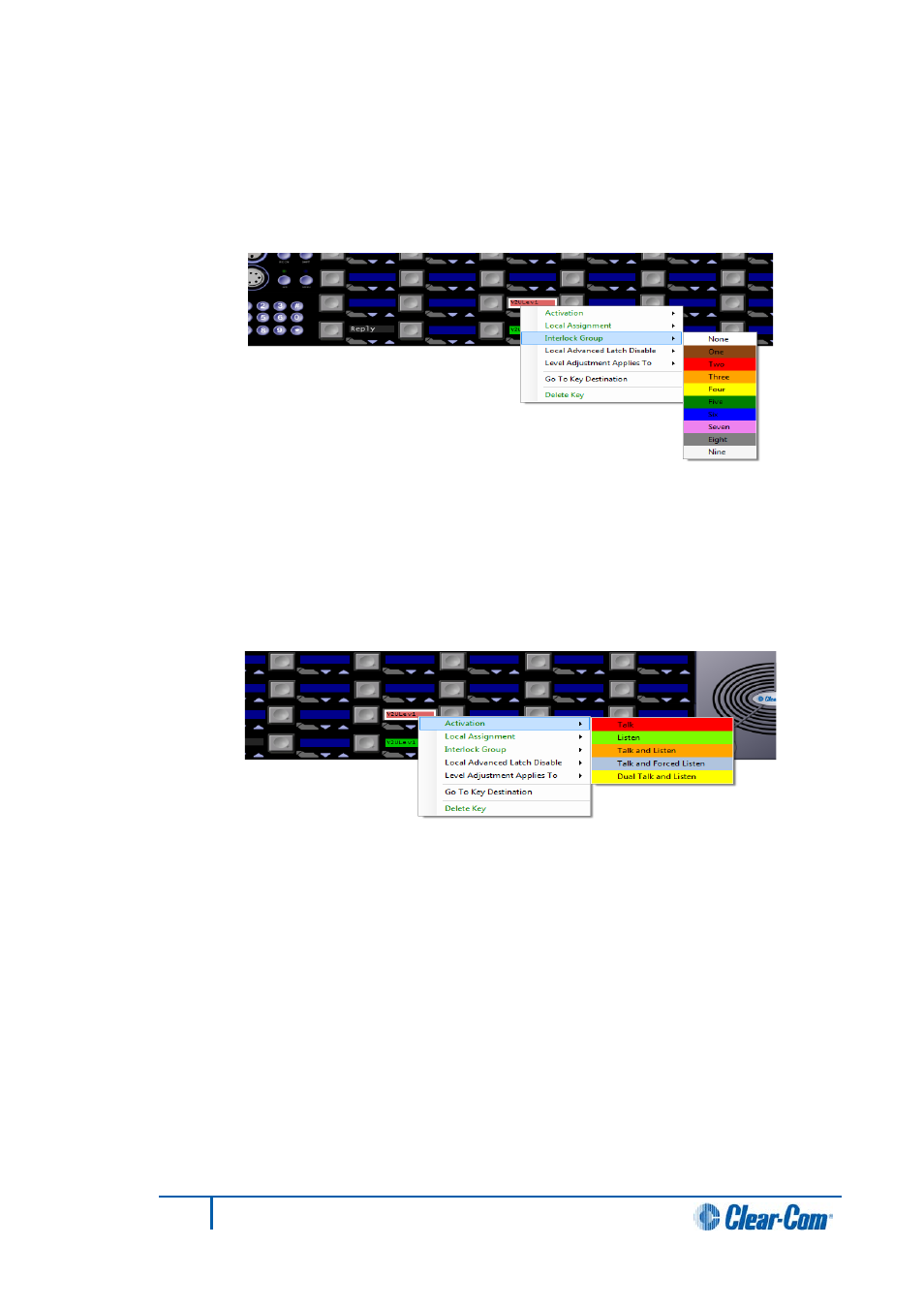 Activation | Clear-Com HX System Frames User Manual | Page 187 / 290