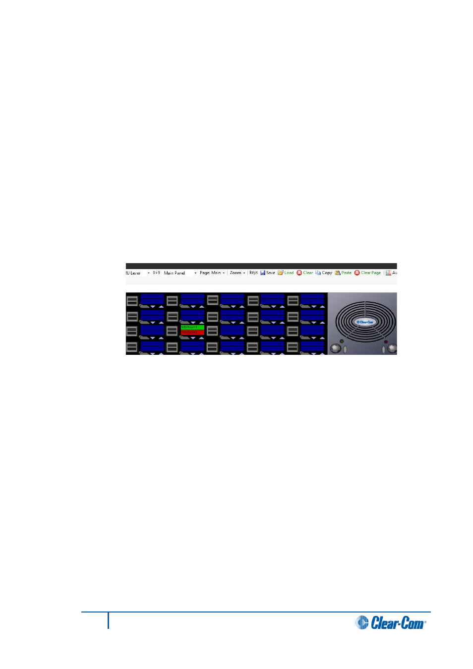 Go to key destination, Delete key, 4 v-series panel options | Save, V-series panel options | Clear-Com HX System Frames User Manual | Page 192 / 290