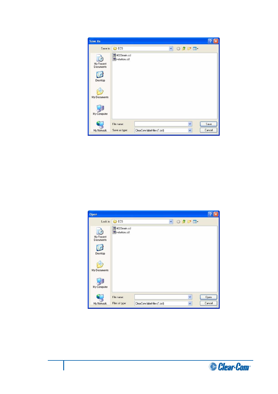 Load | Clear-Com HX System Frames User Manual | Page 193 / 290