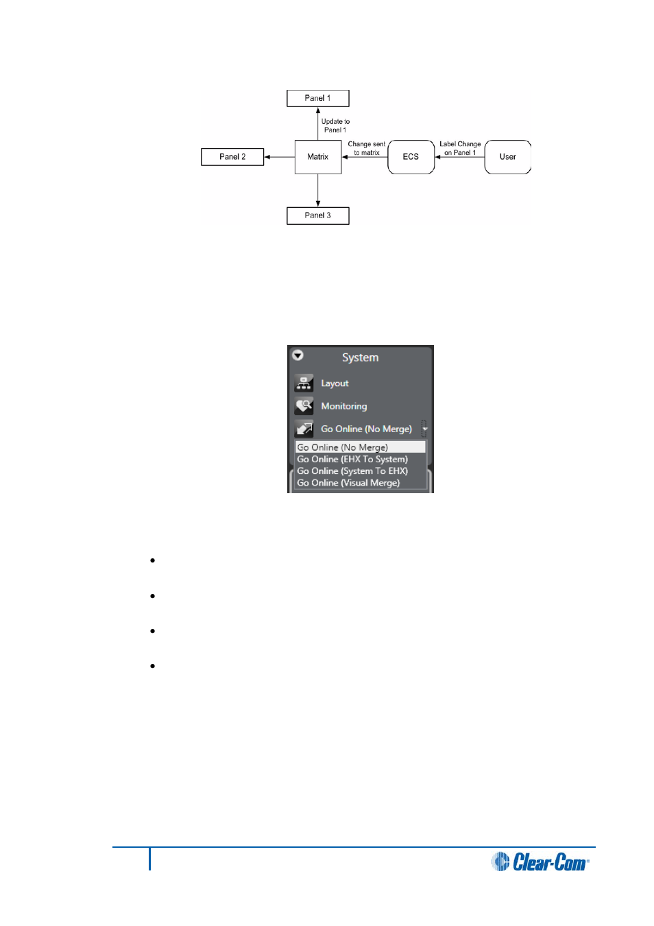 2 entering online mode, Entering online mode | Clear-Com HX System Frames User Manual | Page 234 / 290