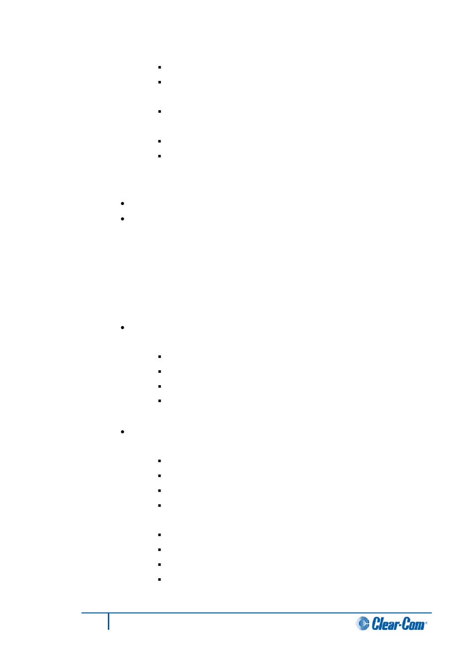 Clear-Com HX System Frames User Manual | Page 257 / 290