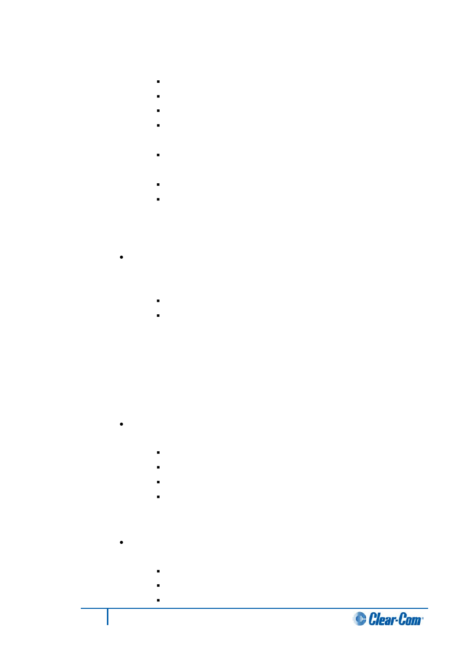 Clear-Com HX System Frames User Manual | Page 259 / 290