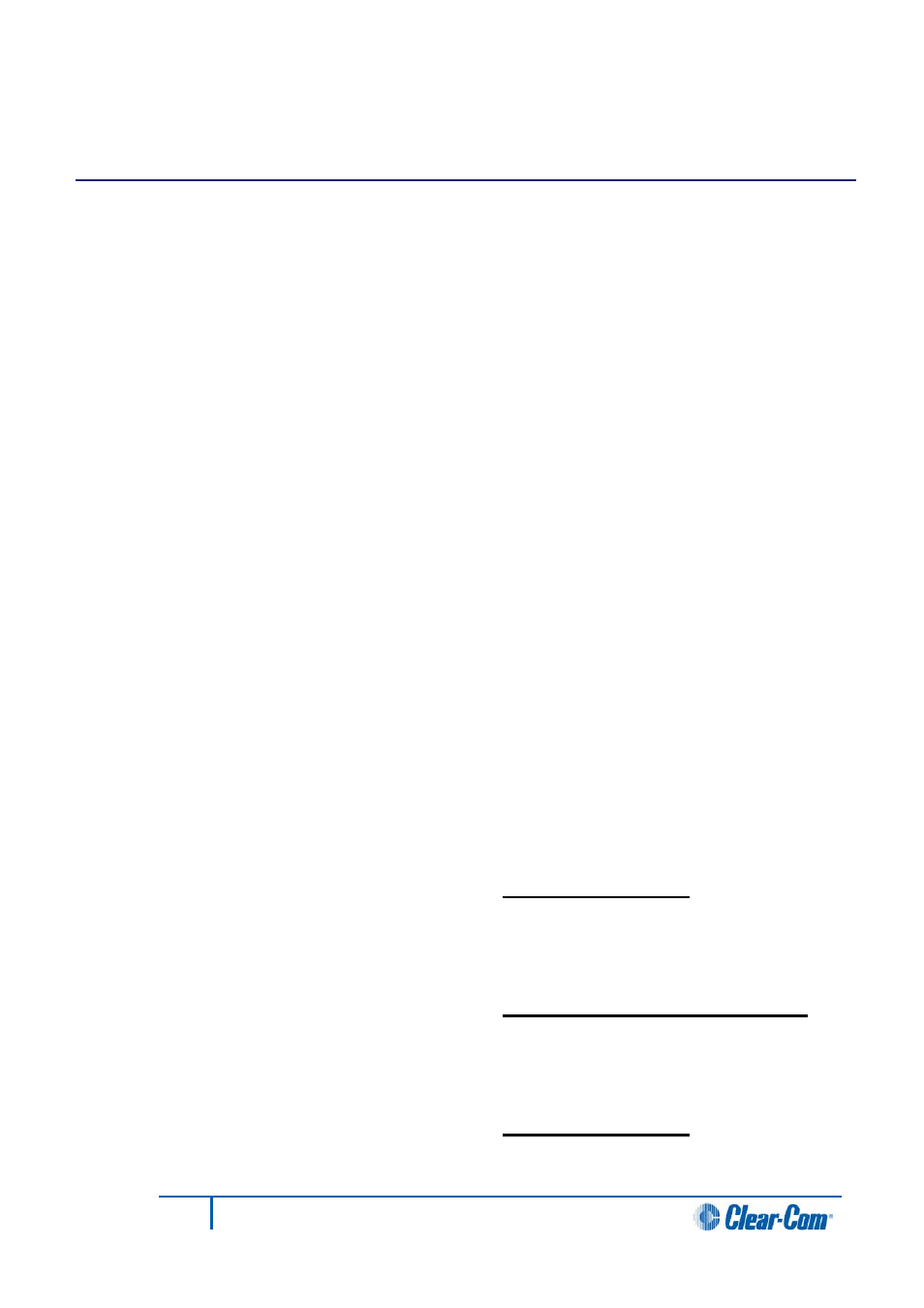 16 technical support & repair policy, April 29, 2010, Technical support policy | Technical support & repair policy | Clear-Com HX System Frames User Manual | Page 287 / 290