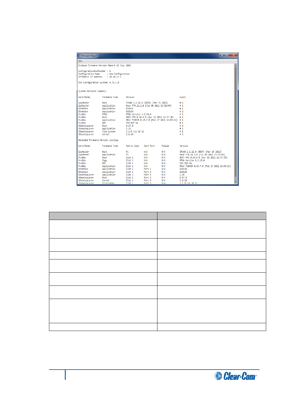 Clear-Com HX System Frames User Manual | Page 56 / 290