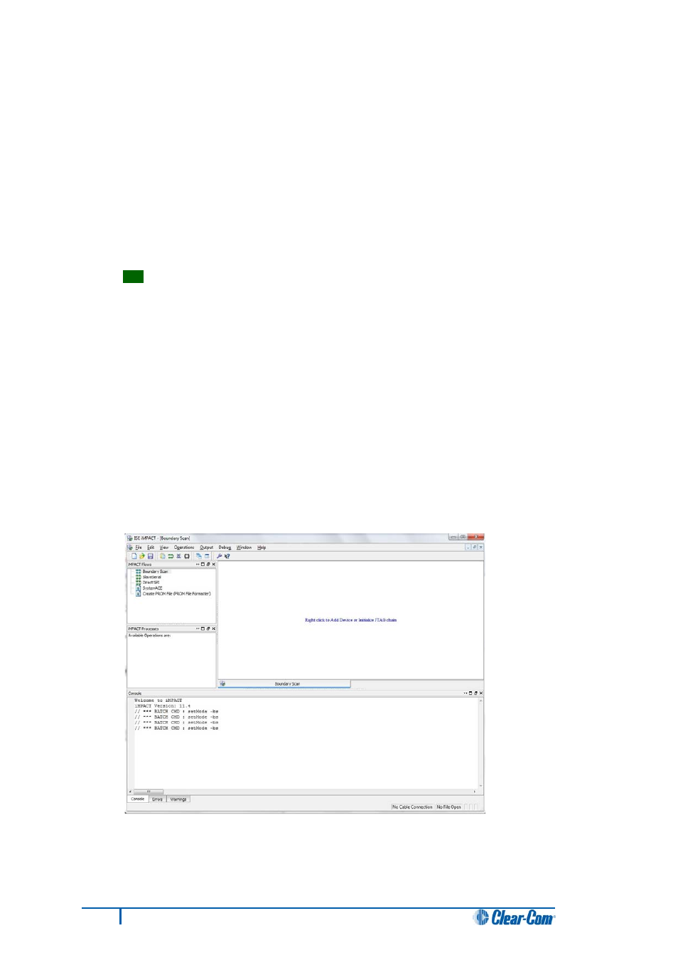 Xilinx tools ) | Clear-Com HX System Frames User Manual | Page 105 / 186