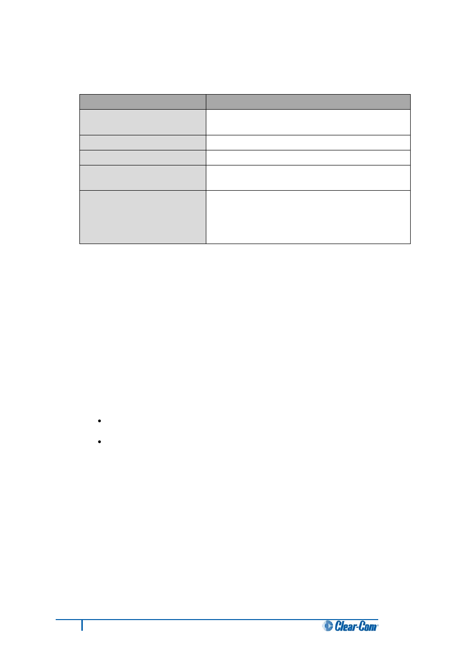 Clear-Com HX System Frames User Manual | Page 127 / 186