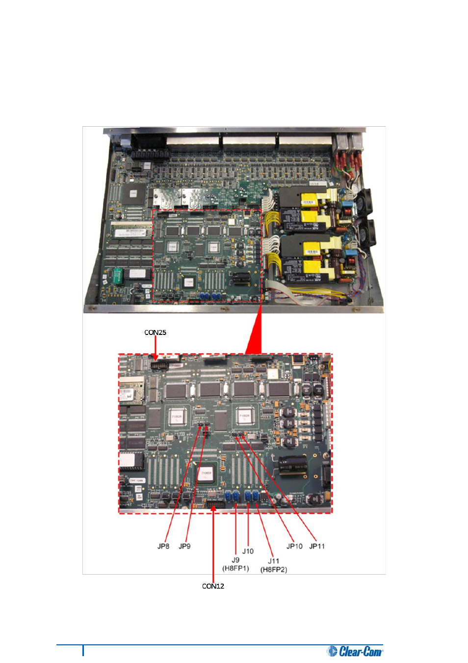 Appendix c: pico card layout | Clear-Com HX System Frames User Manual | Page 163 / 186