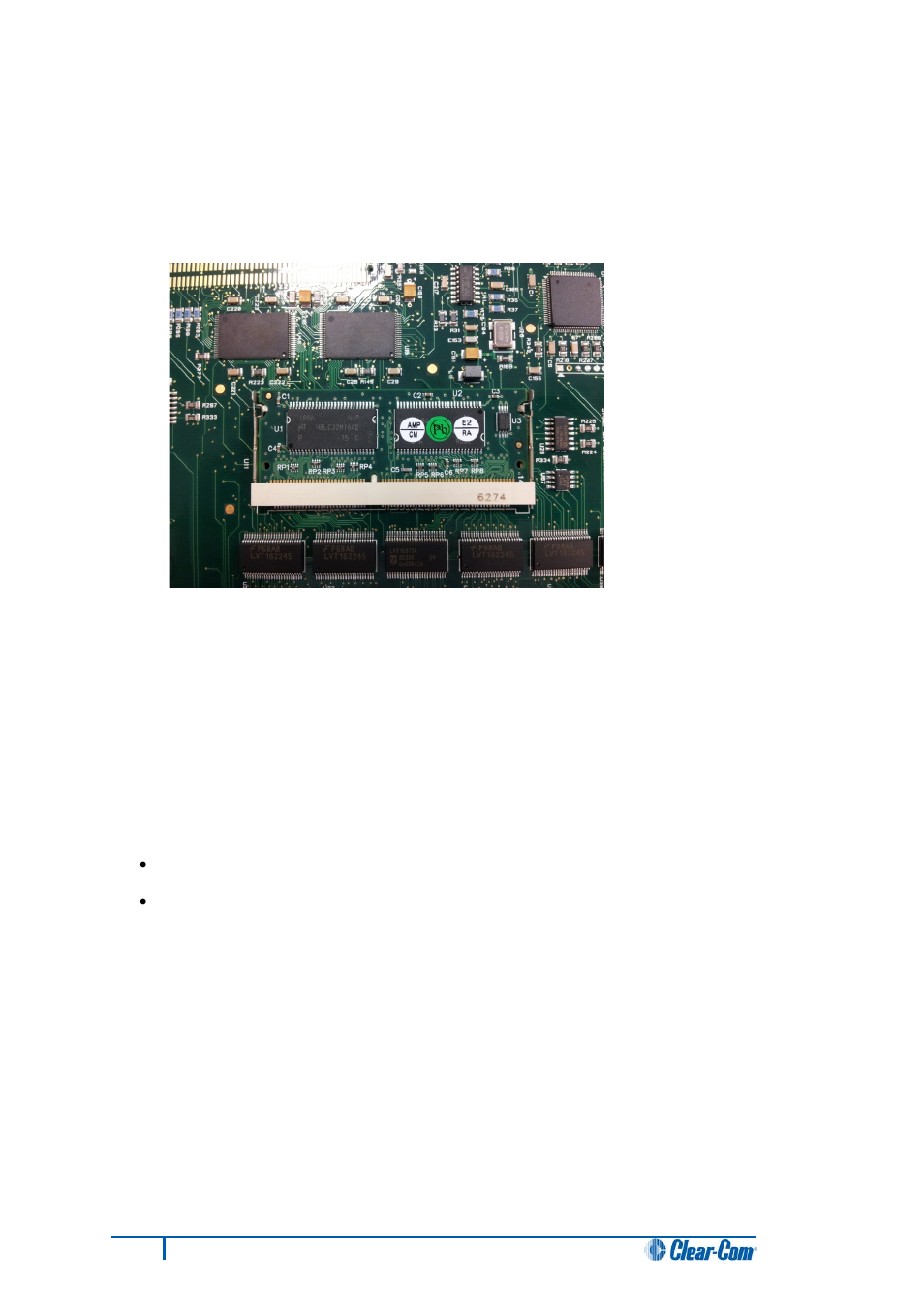 3 changing the cpu card dip switches, Changing the cpu card dip switches | Clear-Com HX System Frames User Manual | Page 28 / 186