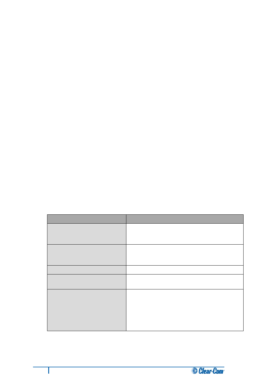 Connection | Clear-Com HX System Frames User Manual | Page 55 / 186