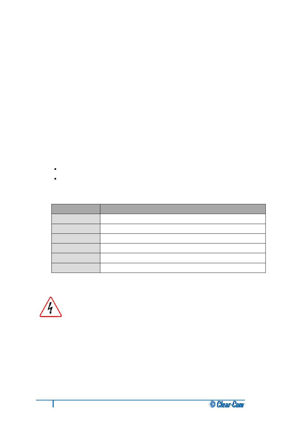 Clear-Com HX System Frames User Manual | Page 72 / 186