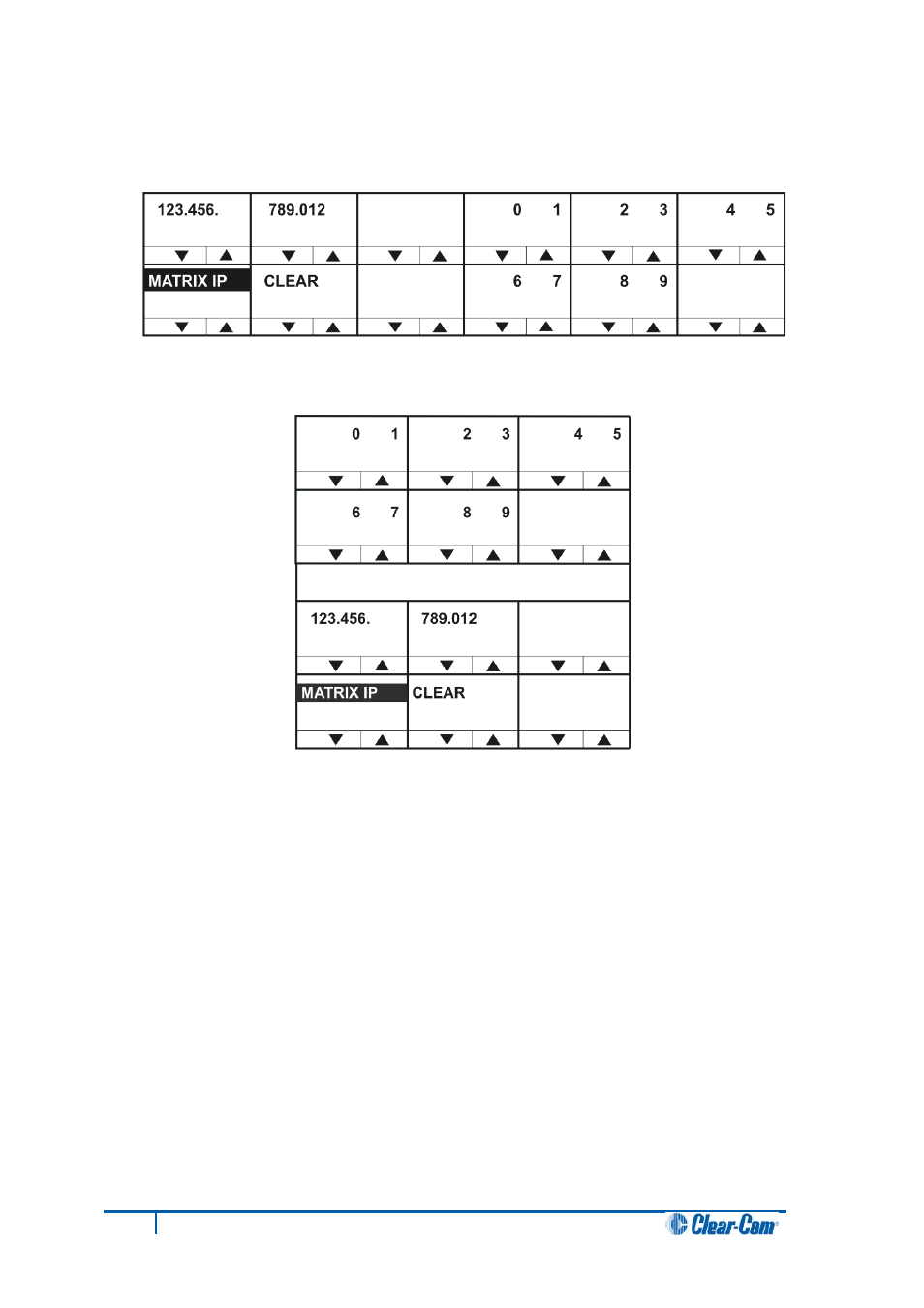 4 matrix ip menu, Matrix ip menu | Clear-Com V12PDDXY User Manual | Page 125 / 187