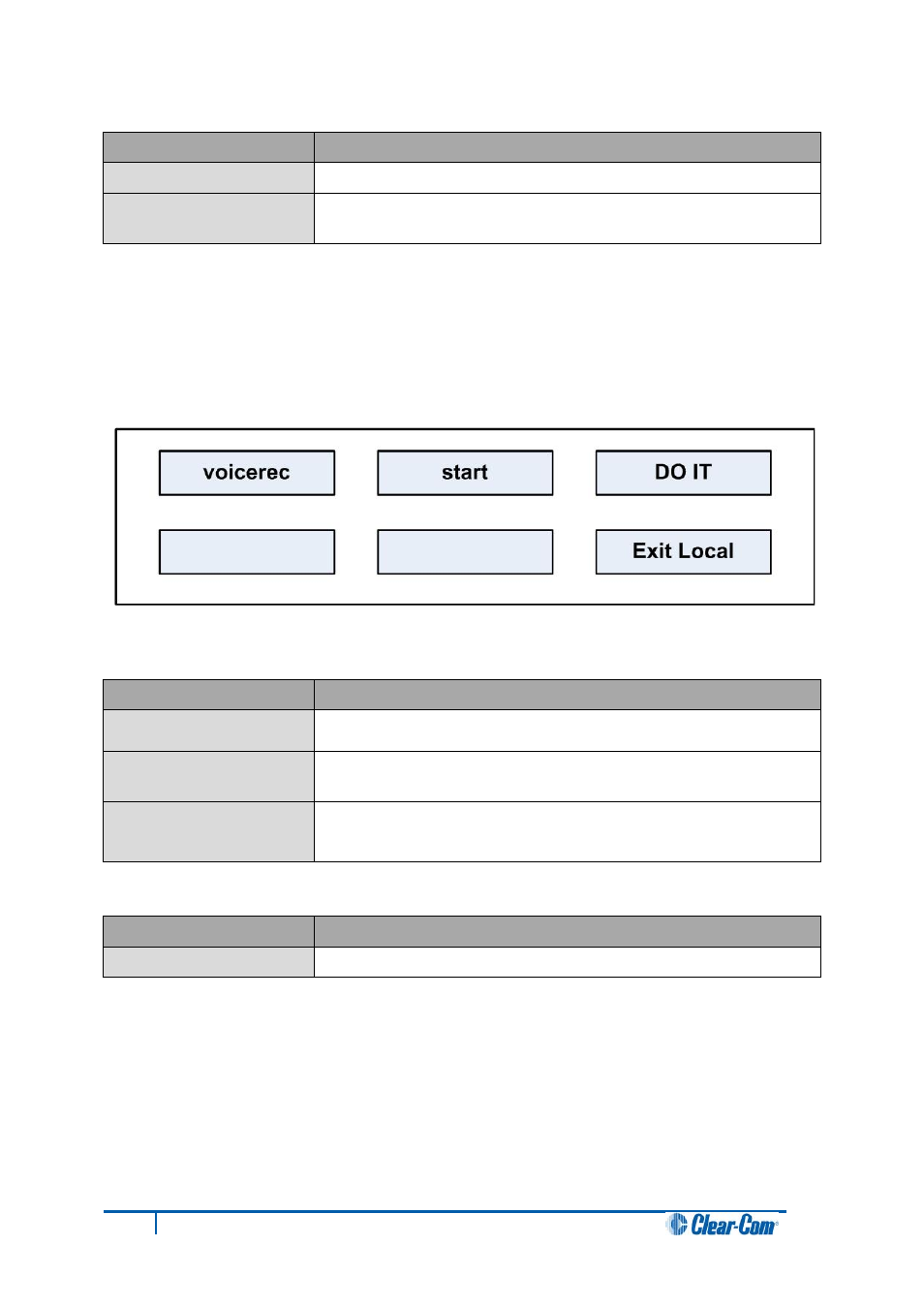 10 voicerec, Voicerec | Clear-Com V12PDDXY User Manual | Page 173 / 187