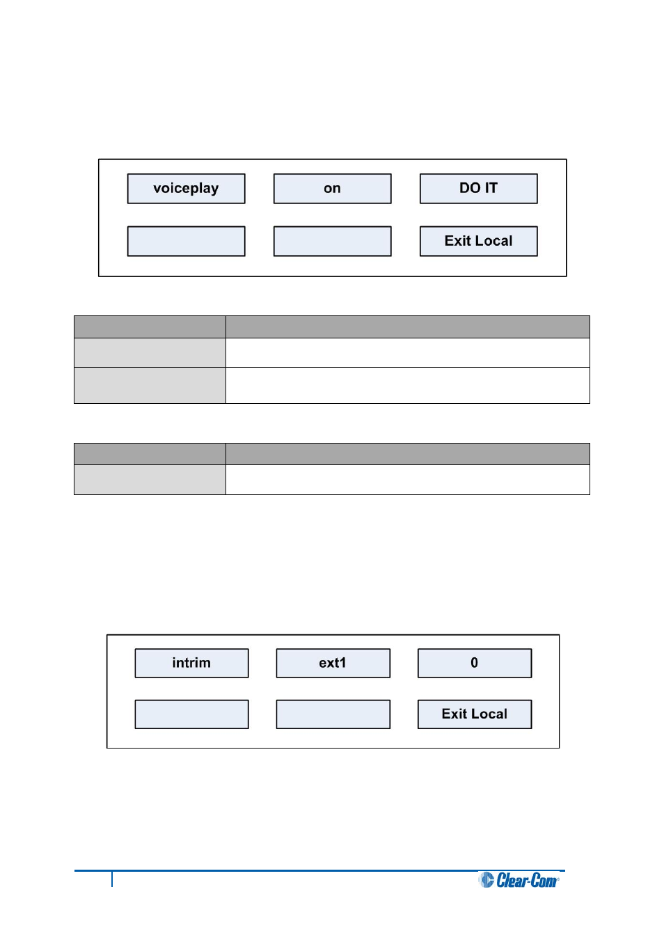 11 voiceplay, 12 intrim, Voiceplay | Intrim | Clear-Com V12PDDXY User Manual | Page 174 / 187