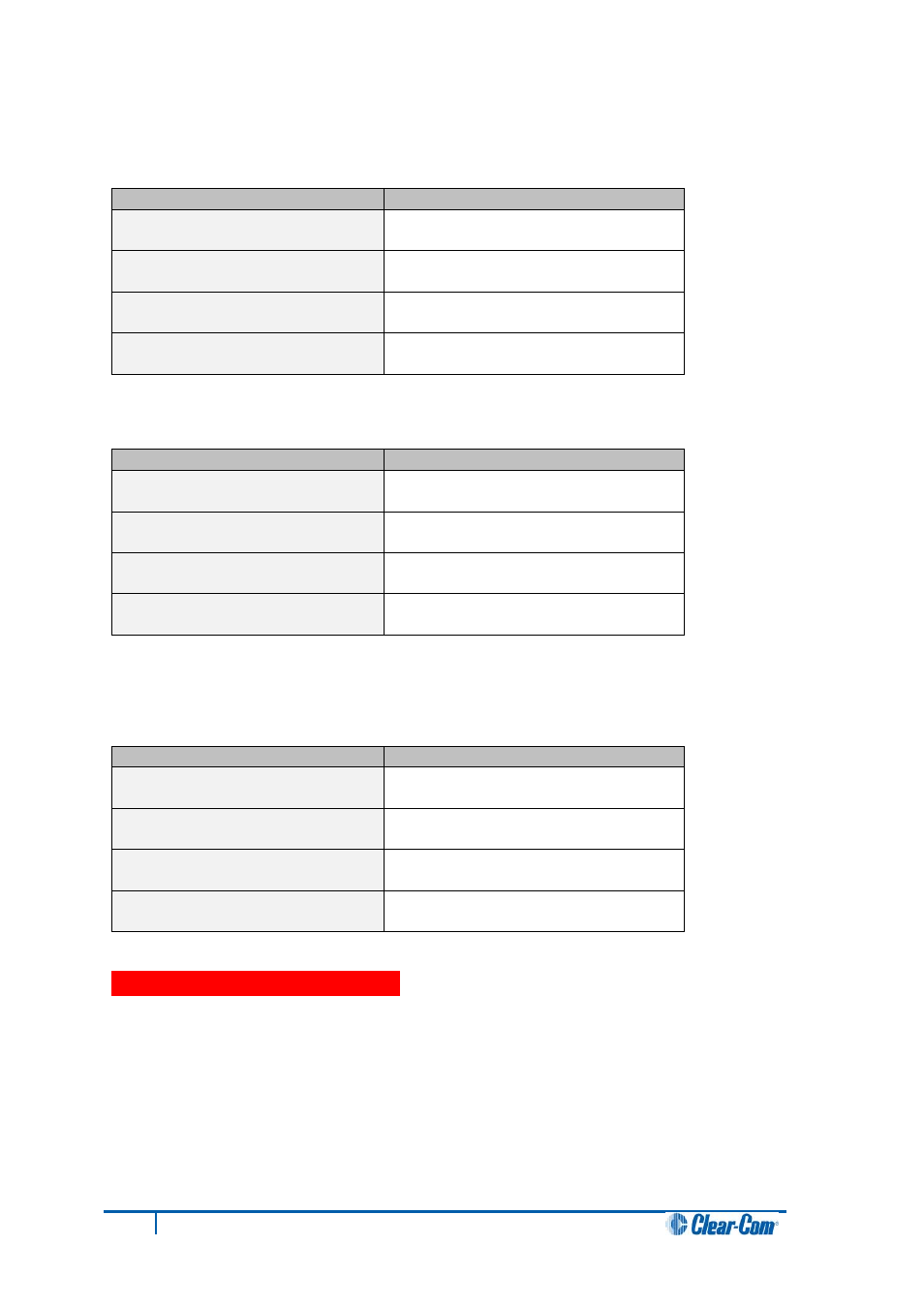 13 dimensions (1ru panels), 14 dimensions (2ru panels), 15 dimensions (desktop panels) | Dimensions (1ru panels), Dimensions (2ru panels), Dimensions (desktop panels), Notice about specifications | Clear-Com V12PDDXY User Manual | Page 182 / 187