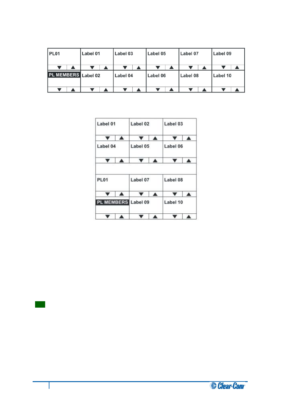 Pl members menu | Clear-Com V12PDDXY User Manual | Page 51 / 187