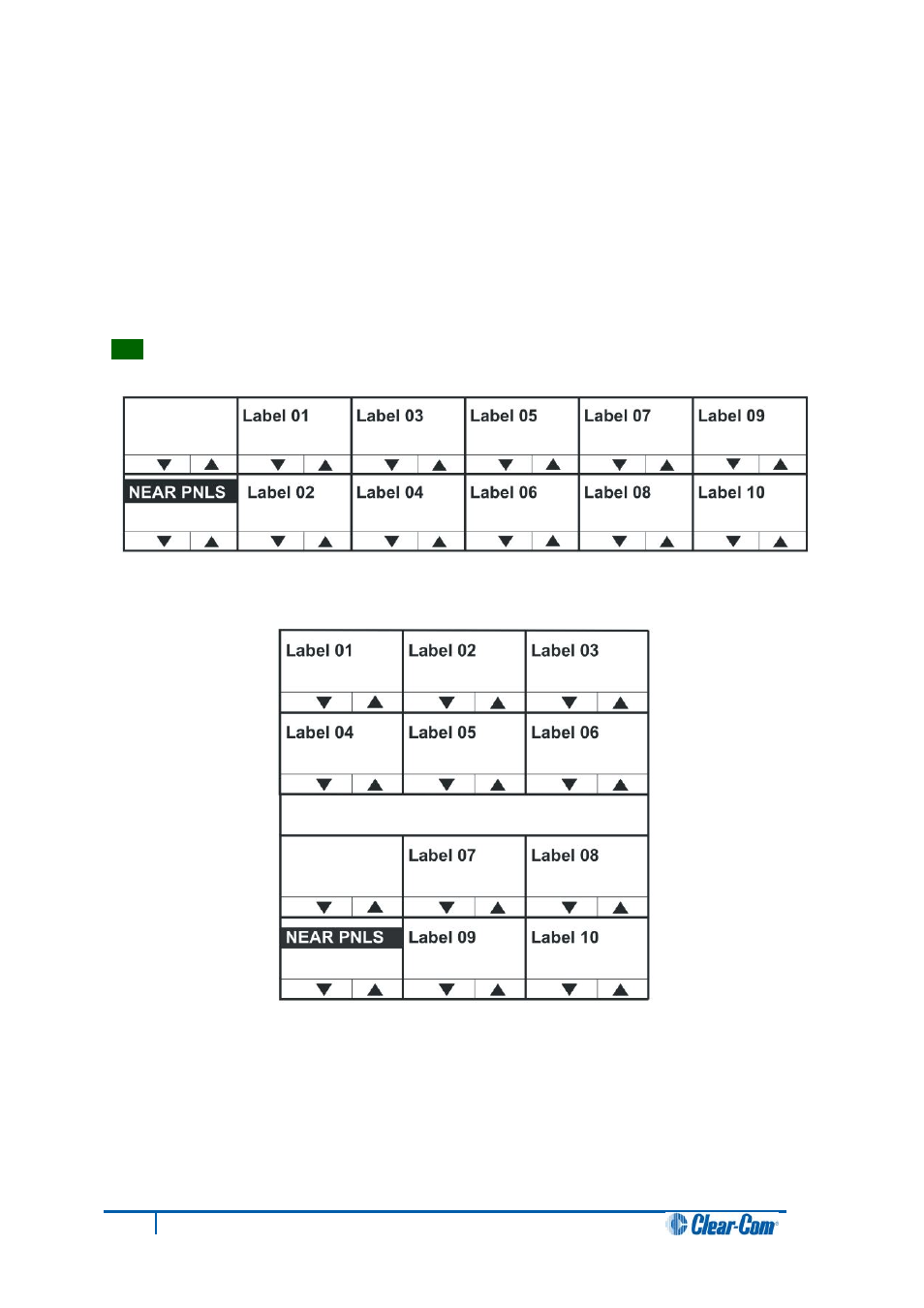 4 near pnls menu, Near pnls menu | Clear-Com V12PDDXY User Manual | Page 53 / 187