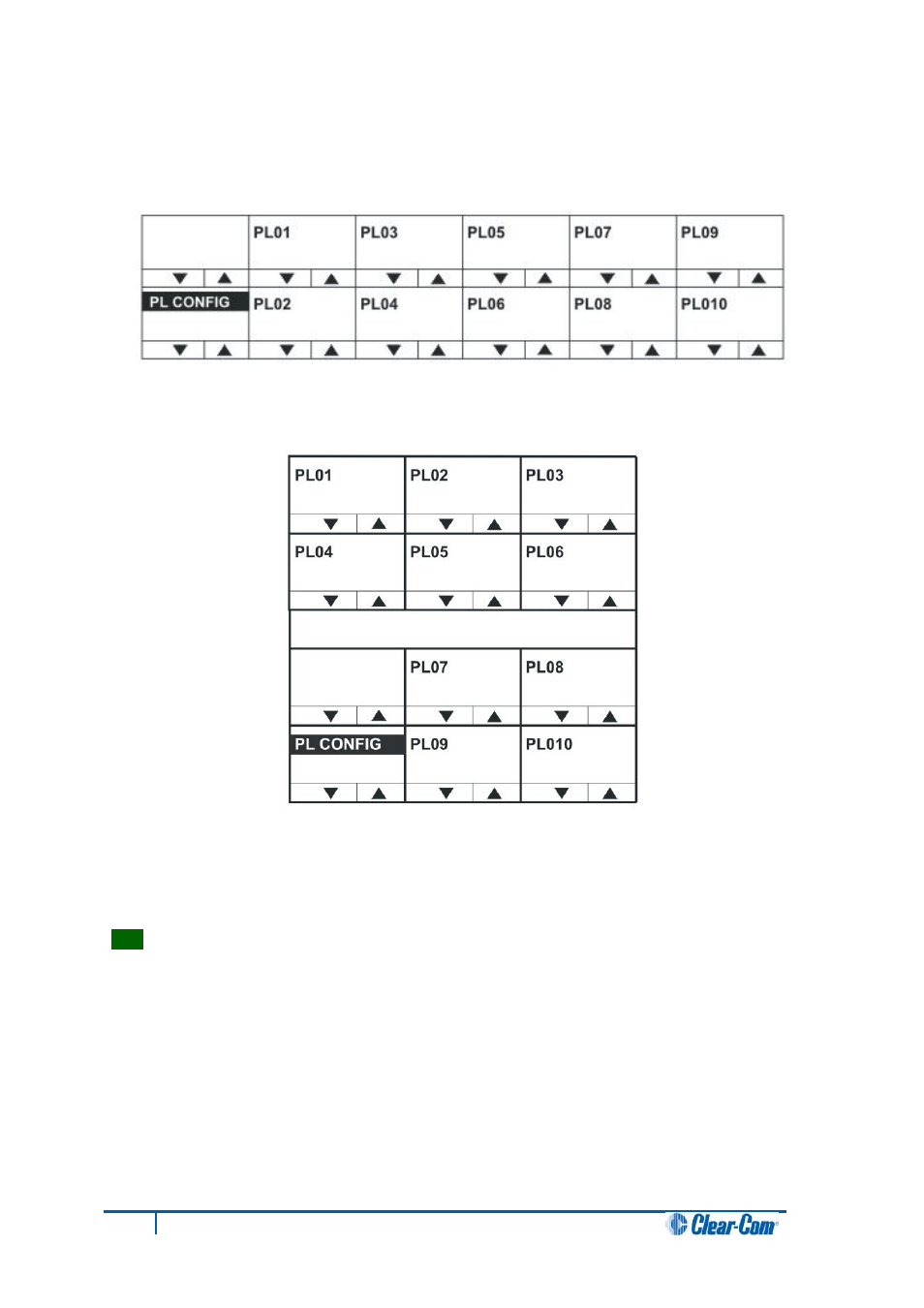 1 party line configuration menu, Party line configuration menu | Clear-Com V12PDDXY User Manual | Page 68 / 187