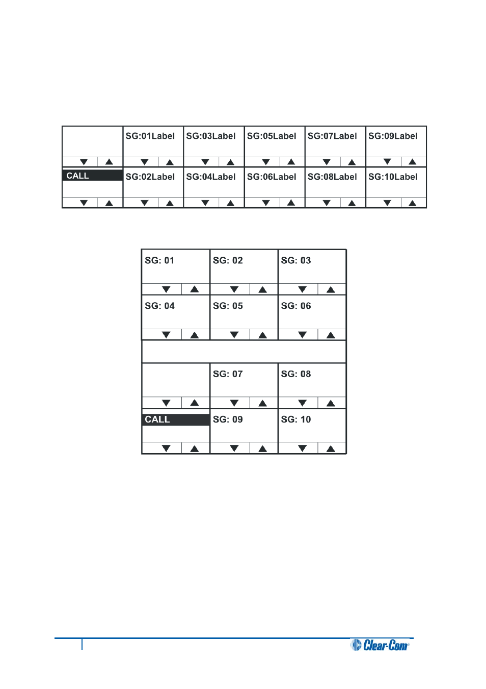 8 call menu, Call menu | Clear-Com V12PDDXY User Manual | Page 94 / 187