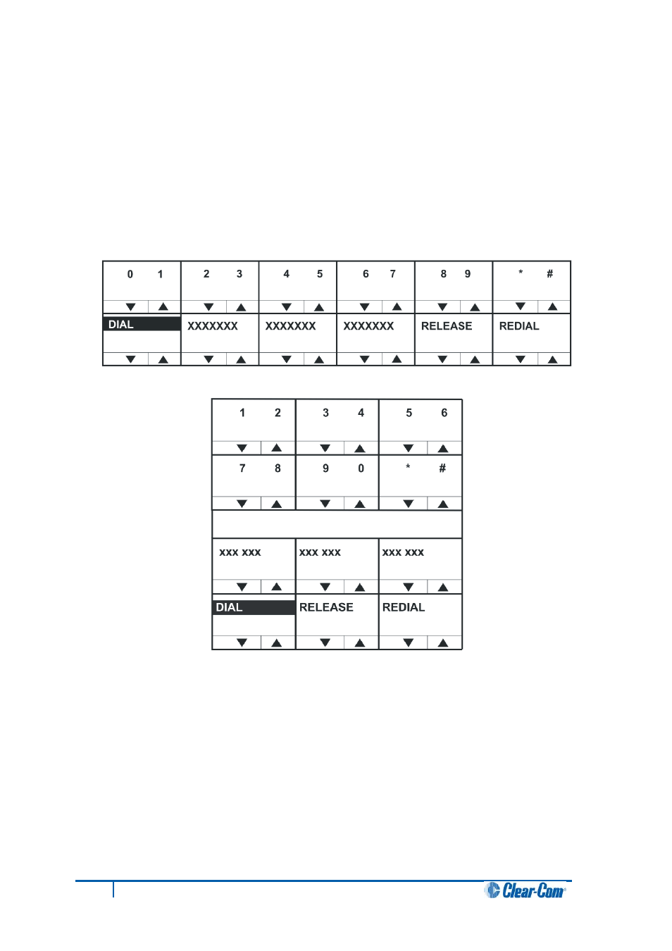 9 dial menu, Dial menu | Clear-Com V12PDDXY User Manual | Page 96 / 187