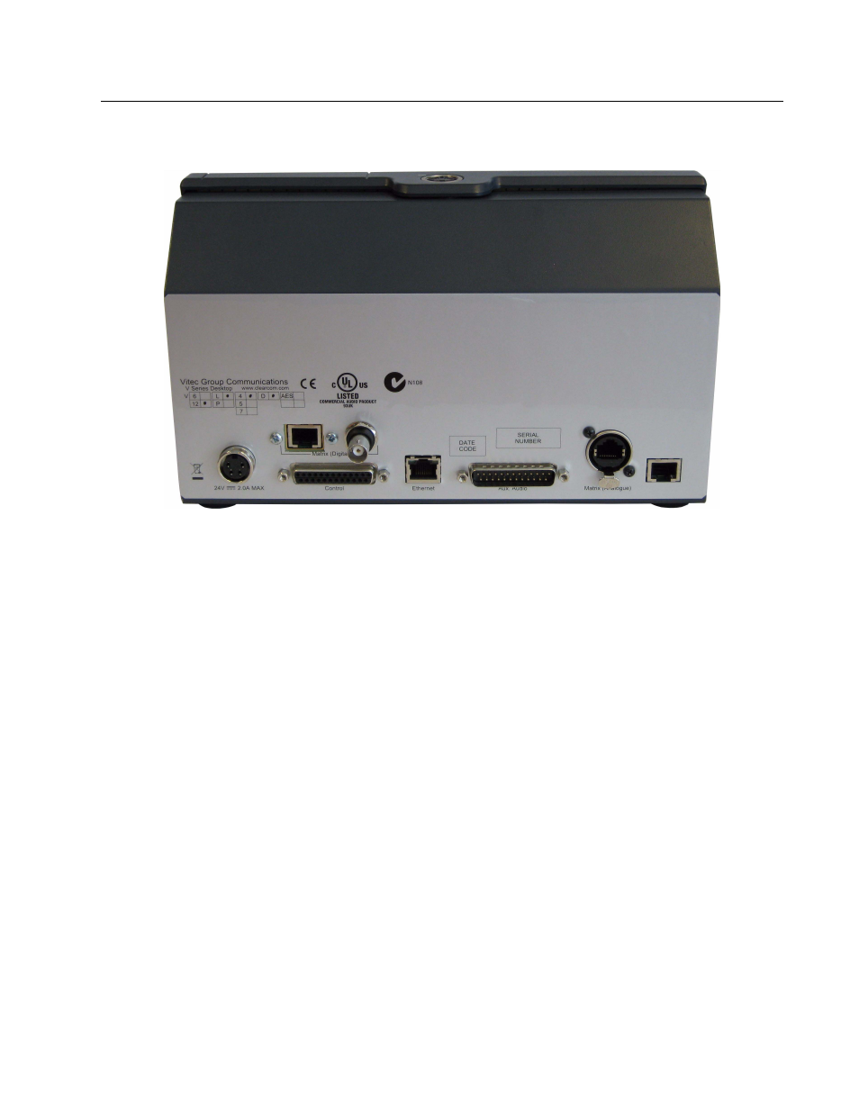 Clear-Com V24PDXY User Manual | Page 21 / 22