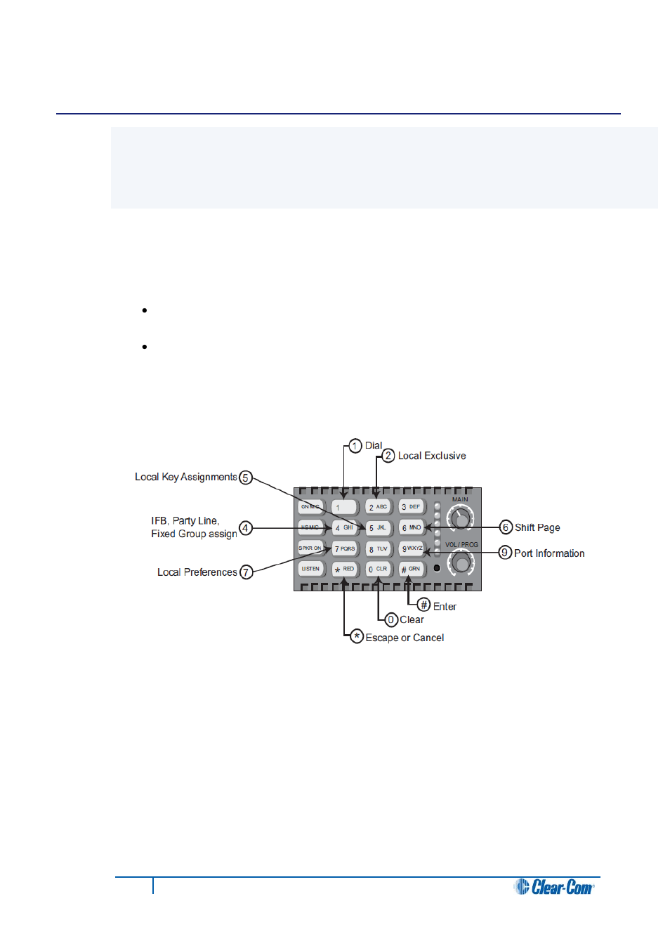 6 using the advanced features, 1 accessing advanced features, Using the advanced features | Accessing advanced features, 6using the advanced features | Clear-Com i-Series Panels User Manual | Page 36 / 87