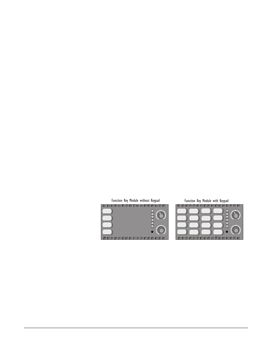 Function key module, Function key module -4, Figure 1-2 function key modules -4 | Clear-Com i-Series Panels User Manual | Page 14 / 109