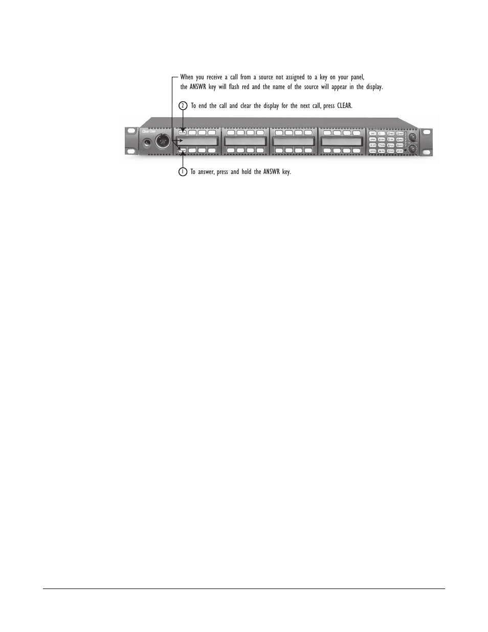 Answering a second call from the answer-back stack | Clear-Com i-Series Panels User Manual | Page 27 / 109