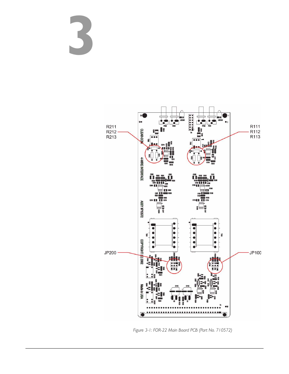 Maintenance, For-22 main pcb, Maintenance -1 | For-22 main pcb -1 | Clear-Com FOR-22 User Manual | Page 17 / 28