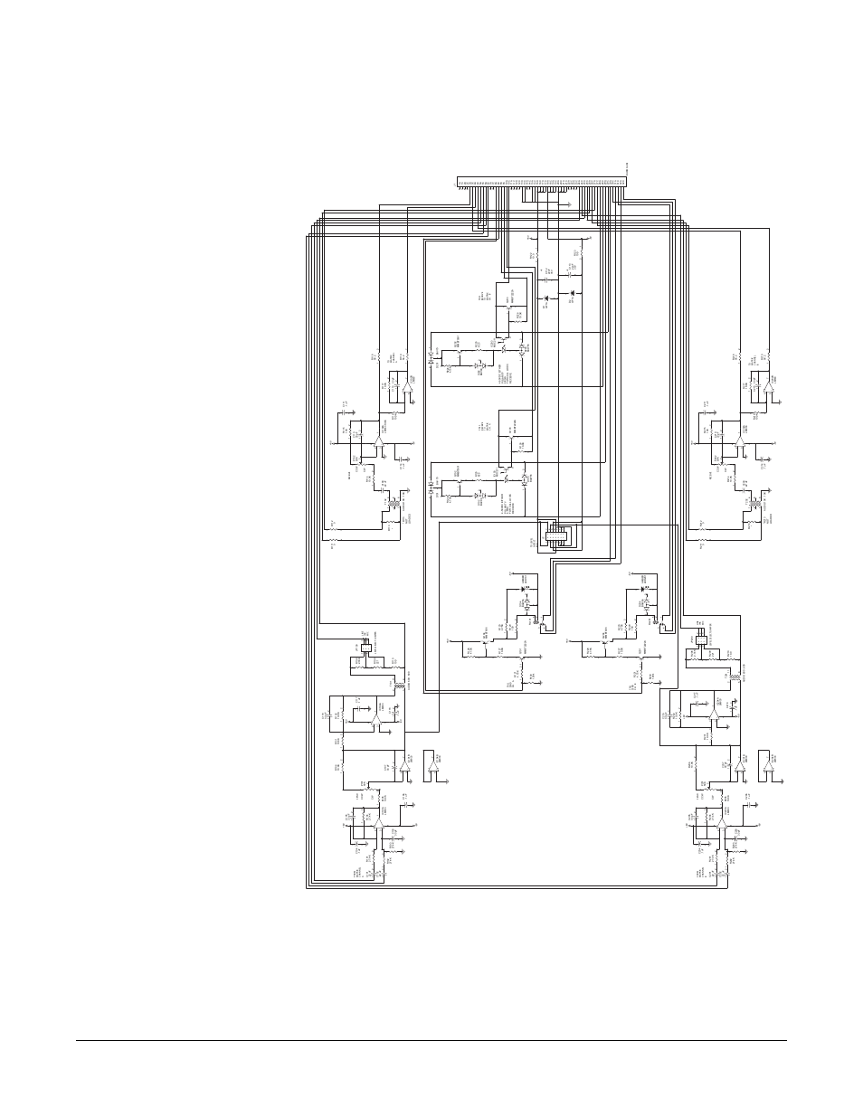 Schematic for for-22 module pcb, Schematic for for-22 module pcb -3 | Clear-Com FOR-22 User Manual | Page 19 / 28