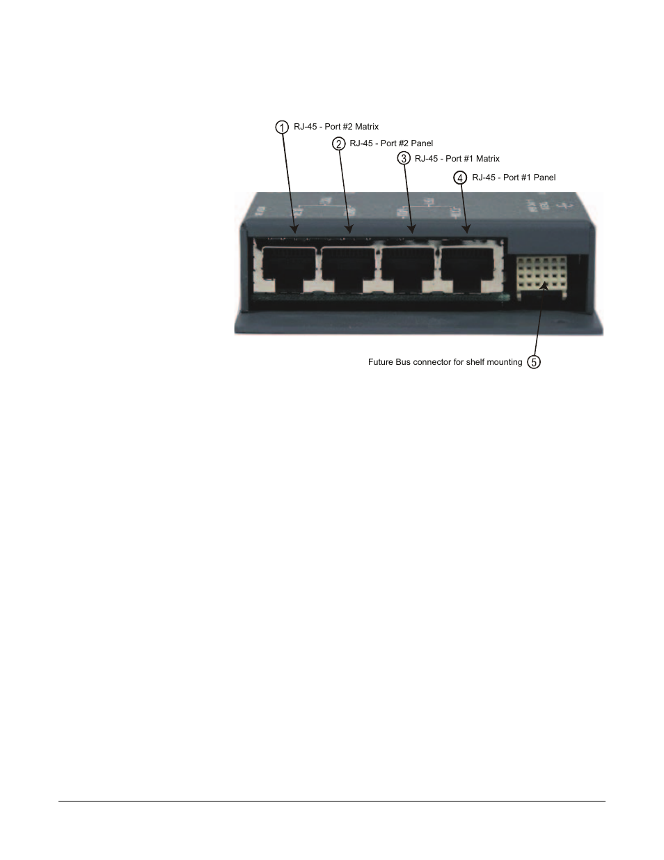 Fim-202d rear panel connectors, Port #2 matrix, Port #2 panel | Port #1 matrix, Port #1 panel, Fim-202d rear panel connectors -7, Port #2 matrix -7, Port #2 panel -7, Port #1 matrix -7, Port #1 panel -7 | Clear-Com FIM-202D User Manual | Page 13 / 38