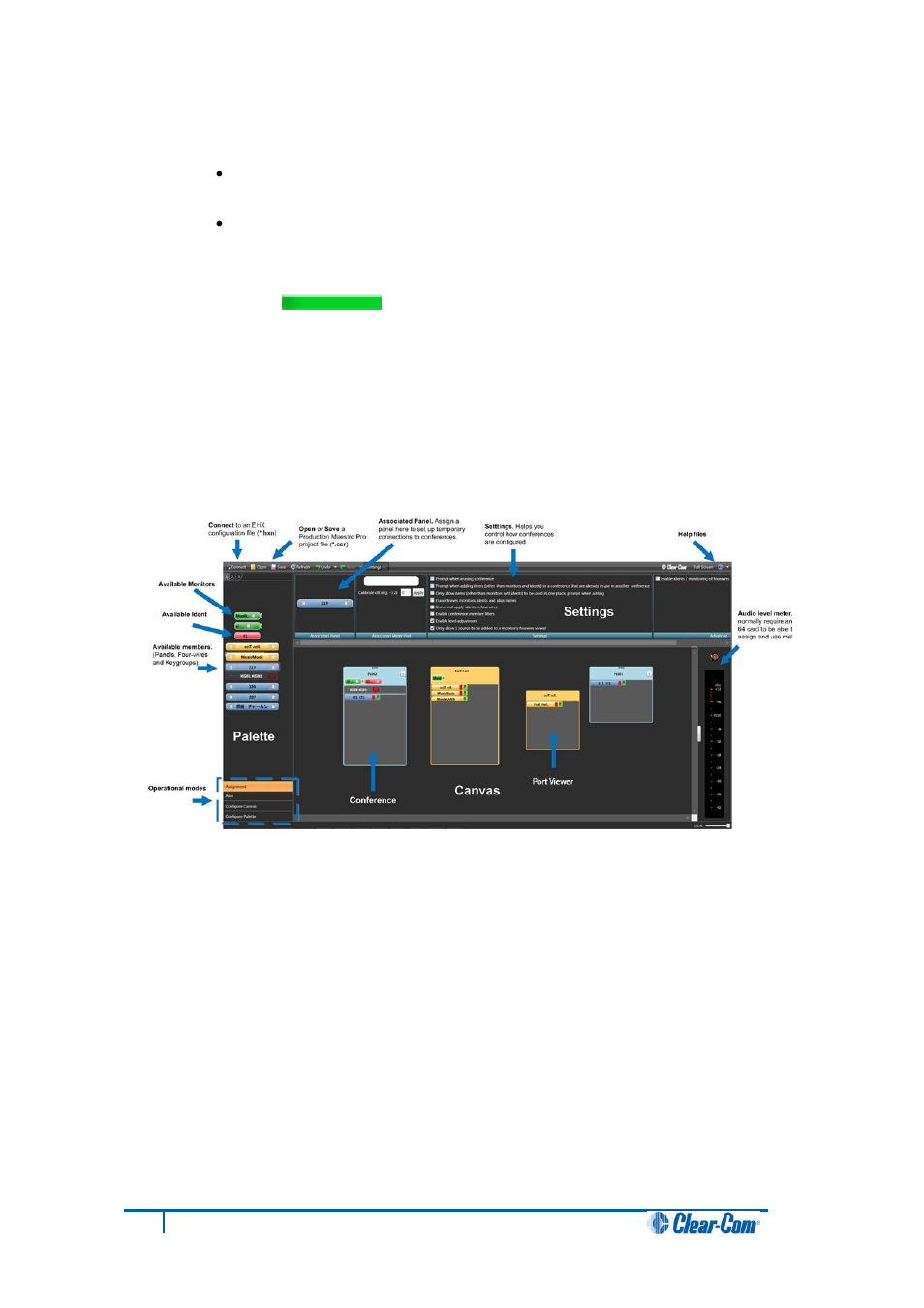 3 quick reference to the production maestro screen | Clear-Com Production-Maestro-Pro User Manual | Page 2 / 2
