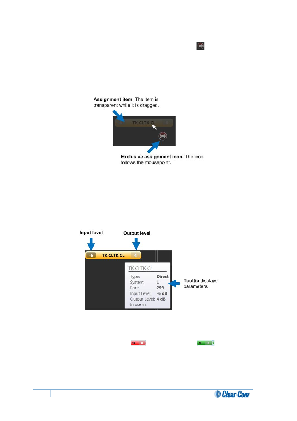 12 controlling input and output levels, Controlling input and output levels | Clear-Com Production-Maestro-Pro User Manual | Page 33 / 58