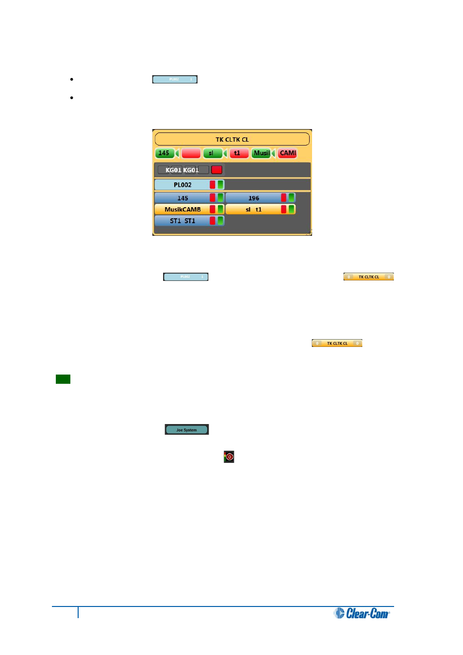 1 remote crosspoints display, Remote crosspoints display | Clear-Com Production-Maestro-Pro User Manual | Page 41 / 58