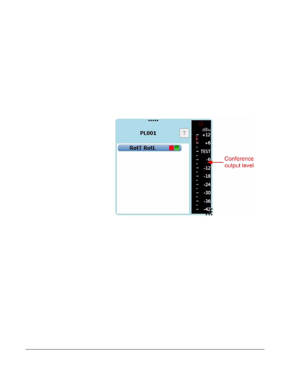 To add a meter to a conference on the canvas, Cursor meter, To add a meter to a conference on the canvas -37 | Cursor meter -37 | Clear-Com Production-Maestro-Pro User Manual | Page 47 / 86