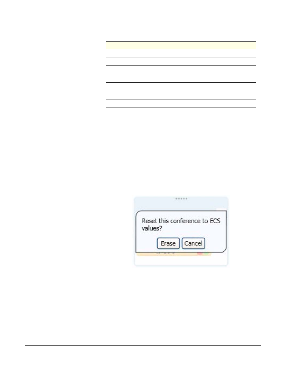 Prompt when erasing conferences, Prompt when erasing conferences -42, Ferent conference -42 | Clear-Com Production-Maestro-Pro User Manual | Page 52 / 86