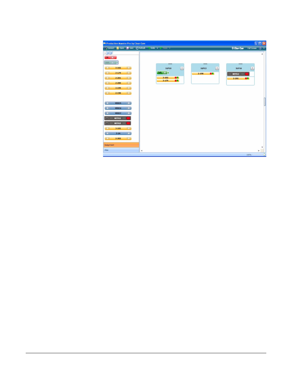 Restrict to items on palette, Restrict to items on palette -45 | Clear-Com Production-Maestro-Pro User Manual | Page 55 / 86