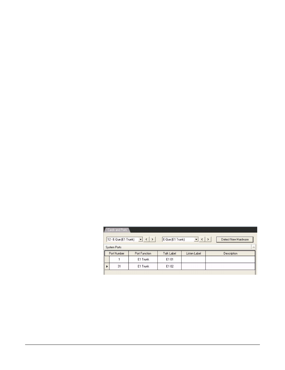 Clock recovery, Codec, E1 trunk | Port function, E1 trunk -48, Figure 5-19 e1 trunk ports -48 | Clear-Com Eclipse-Omega User Manual | Page 158 / 466