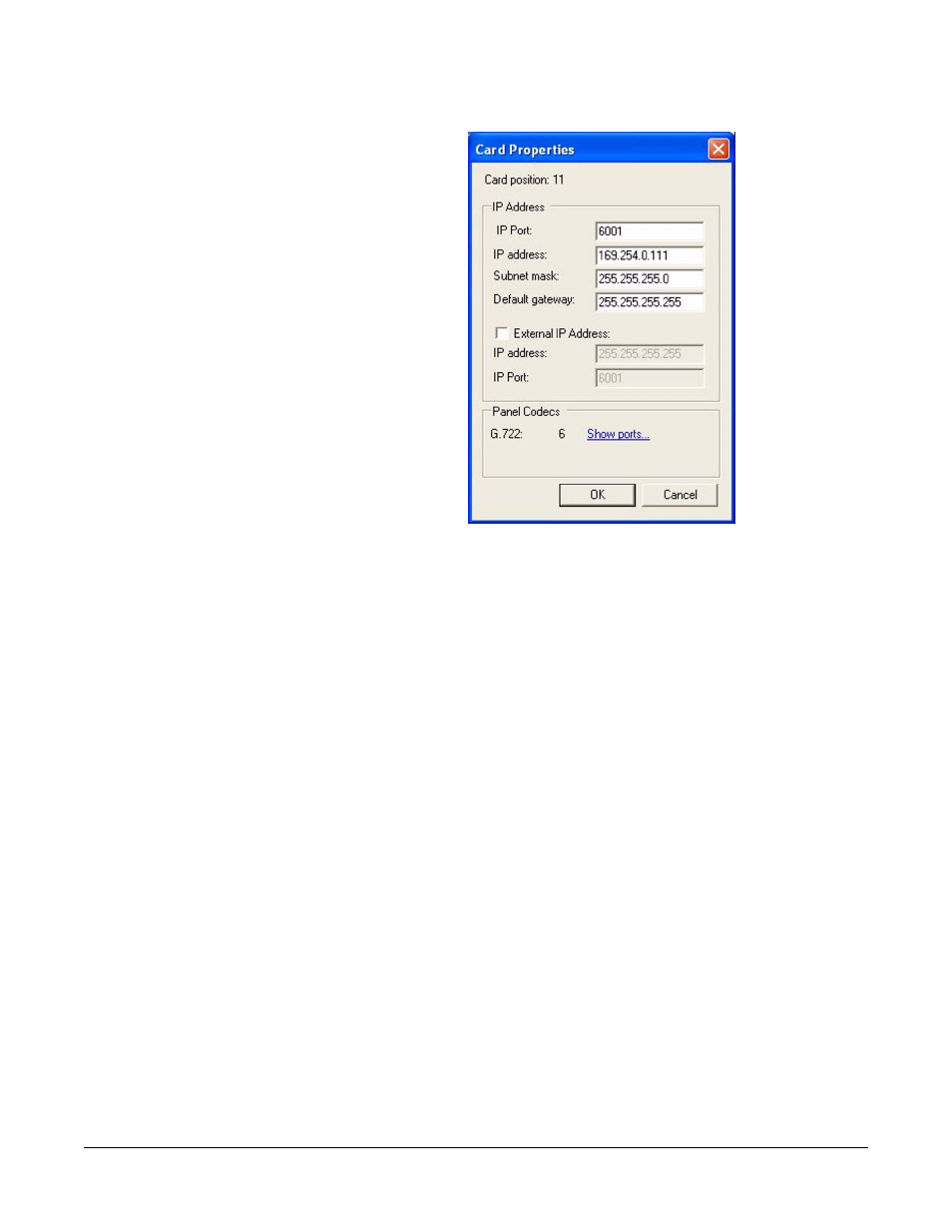 General, Ip port, Figure 5-32 ivc-32 ip parameters -61 | Clear-Com Eclipse-Omega User Manual | Page 171 / 466